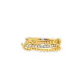 Three Row Stacked Ring