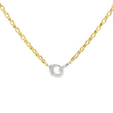 Gold Chain With Diamond Clasp