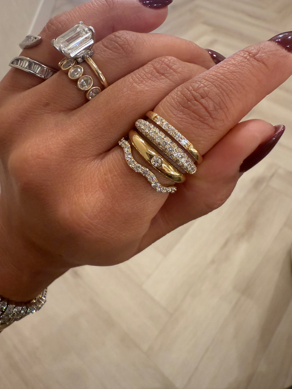 Pave Diamond Dome Ring