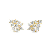 Diamond Cluster Studs- YG