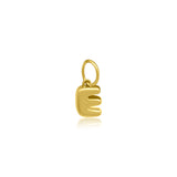 Mini Gold Bubble Initial Charm