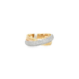 Yellow Gold & Diamond Twist Ring