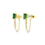 Emerald Chain Huggies