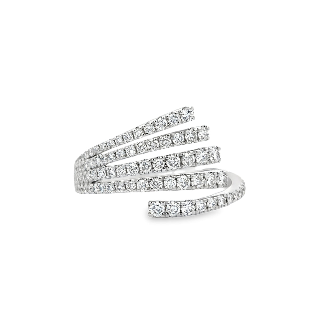 Diamond Multirow Ring