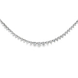 Graduated Diamond Tennis Necklace- 6.65 ct