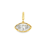 Lab Marquise Charm- 2.58 ct