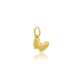 Mini Gold Bubble Initial Charm