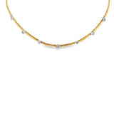 Italian Flex Diamond Shapes Necklace