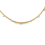 Italian Flex Diamond Shapes Necklace