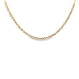 Round Bezel Tennis Necklace