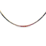 Purple/Pink Ombré Necklace