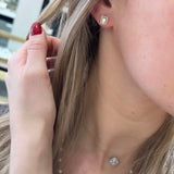 Baguette Illusion Studs -YG