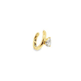 Floating Diamond Ear Cuff