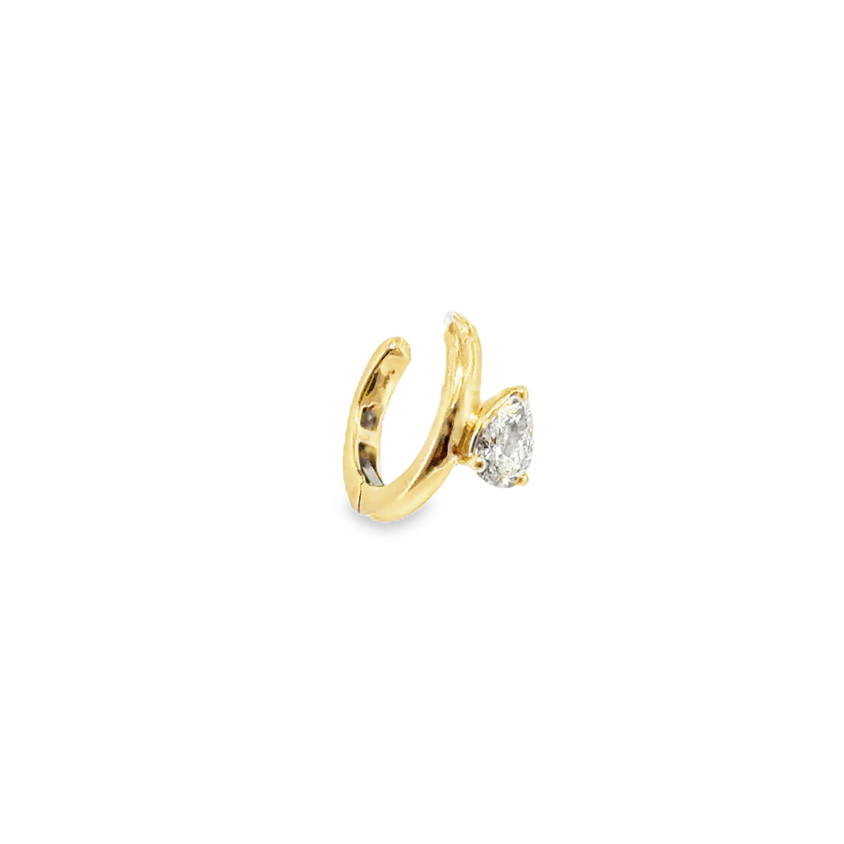 Floating Diamond Ear Cuff