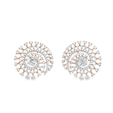 Swirl Diamond Large Studs