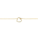Linked Heart Dainty Bracelet