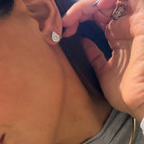 Illusion Pear Studs