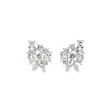 Diamond Cluster Studs- WG