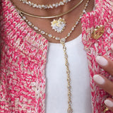 Mixed Shape Diamond Tennis Necklace