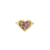 Multicolor Heart Ring