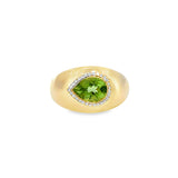 Peridot Domed Ring