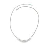 Graduated Diamond Tennis Necklace 4.80 ct