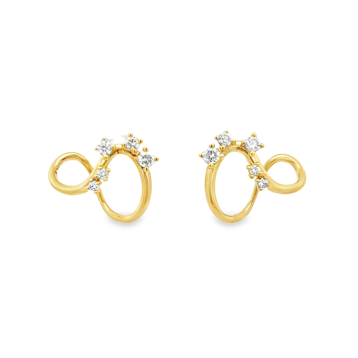 Wavy Cage Earrings