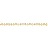 Pear Bezel Diamond Bracelet