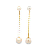 Long Pearl Earrings
