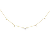 Pave Triangle Necklace