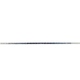 Sapphire & Diamond Ombre Tennis Bracelet