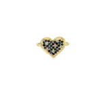 Blue Sapphire Heart Ring