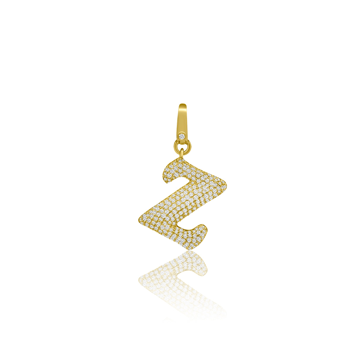 Bubble Diamond Initial Charm