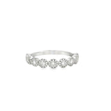 Pave Round Stacking Band WG