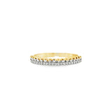 Diamond and Gold Stacking Ring