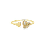 2 Hearts Ring YG