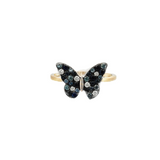 Sapphire Butterfly Ring