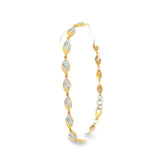 Gold & Pave Marquise Bracelet