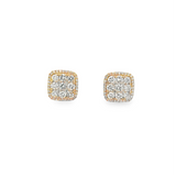 Diamond Cluster Studs