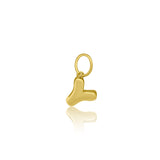 Mini Gold Bubble Initial Charm