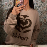 PK Hart Logo Sweatshirt- Brown