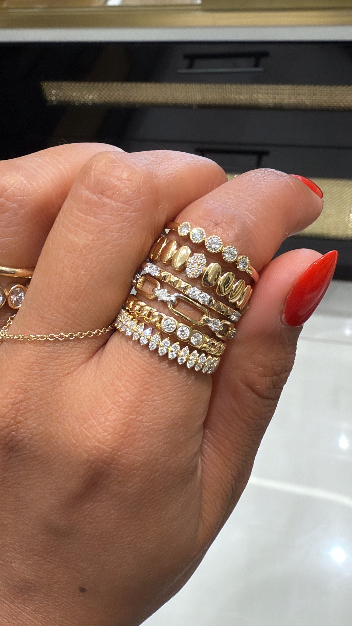 Bezel Diamond Ring