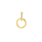 Gold and Diamond Connecting Bail