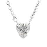 RD X PK Sterling Silver Israel Heart Necklace (pre-order)