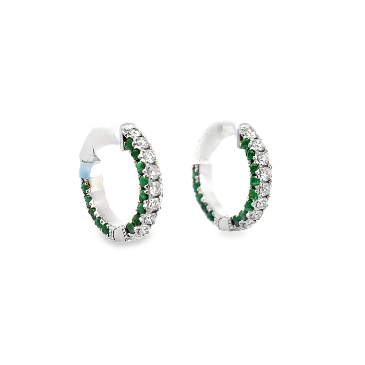 Diamond/Emerald Huggies