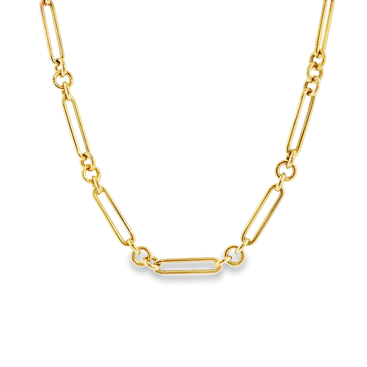 16” Long Link Chain Necklace
