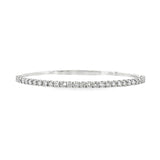 YG 2 ct Diamond Flex Bangle