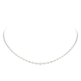 Diamond Spaced Tennis Necklace