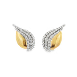 Gold & Diamond Wing Earrings