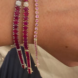 Ruby Tennis Bracelet- YG